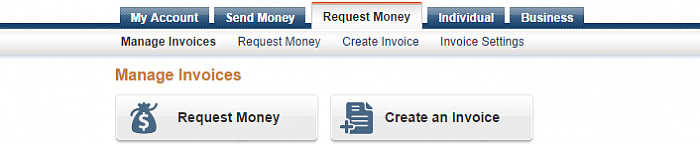 Paypal offers 2 invoicing services: "Request Money" and "Create an Invoice"